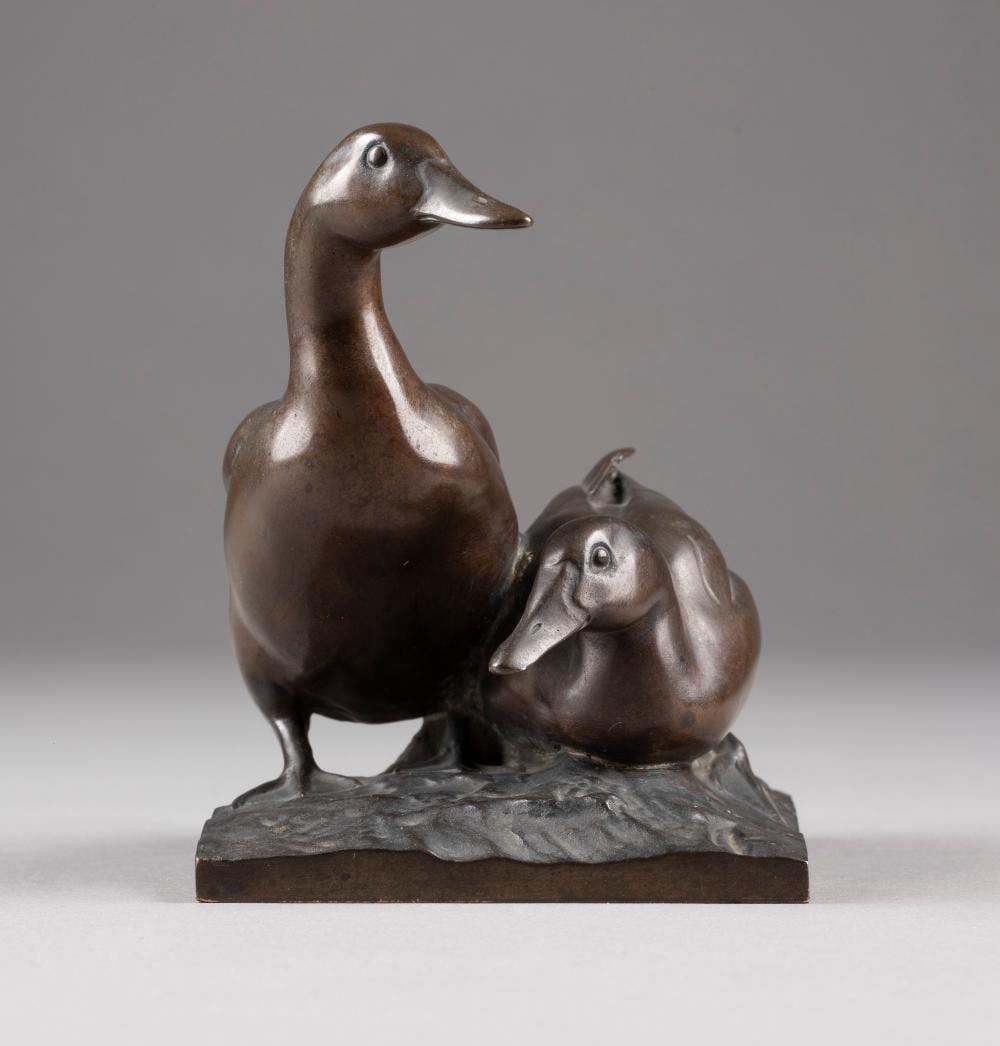 Ludwig Vordermayer comparable auction result: ludwig vordermayer entenpaar