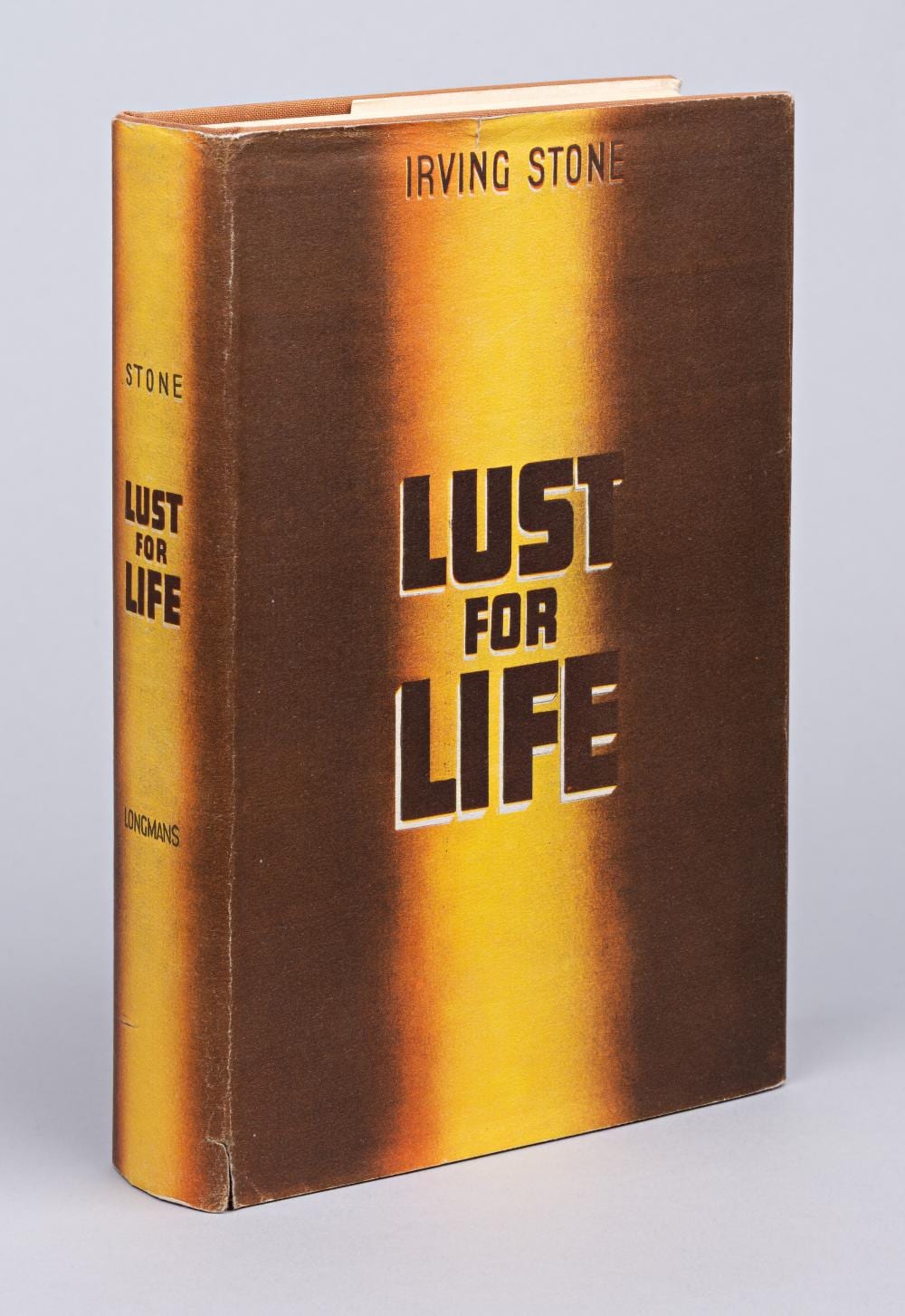 Alfred Steinacker comparable auction result: stone irving lust for life the novel of vincent van gogh new york