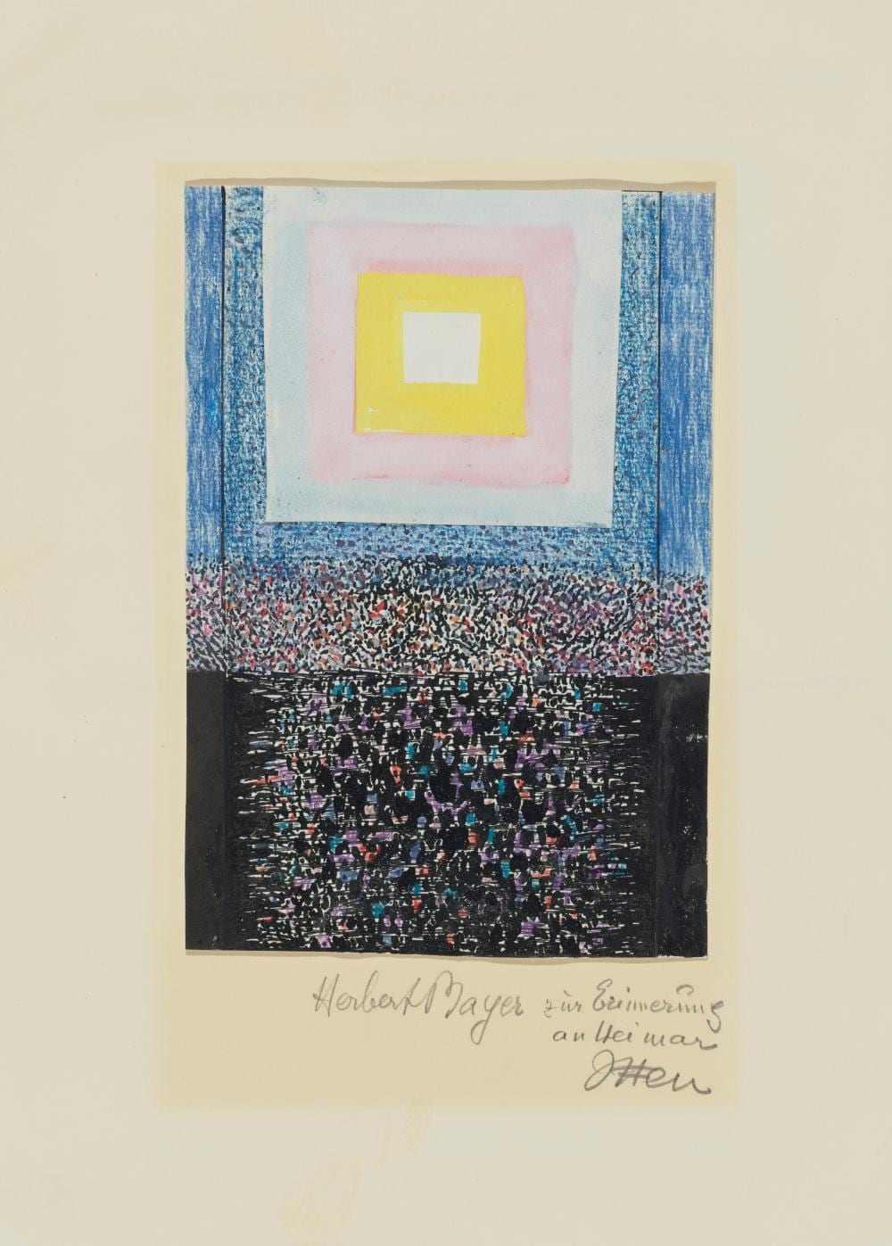 johannes itten 1888 1967 offenbarung im chaos paper collage pastel wa · Christie's · 2026-03-06 Johannes Itten comparable auction result: johannes itten 1888 1967 offenbarung im chaos paper collage pastel wa