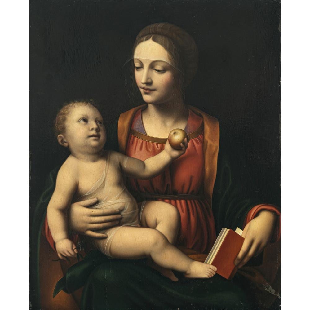 Bernardino Luini comparable auction result: bernardino luini nach mary with the child and the apple