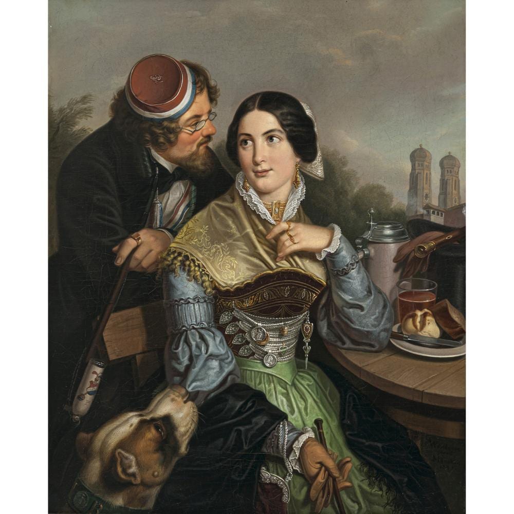 wilhelm georg w wanderer in the garden restaurant · Neumeister · 2026-03-25 Wilhelm Viktor Krausz comparable auction result: wilhelm georg w wanderer in the garden restaurant