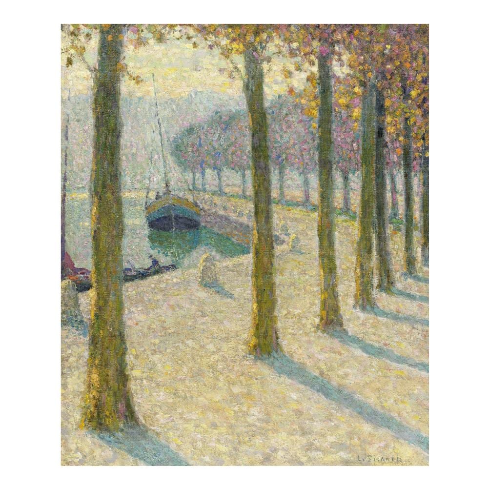 Henri Le Sidaner comparable auction result: henri le sidaner 1862 1939 les arbres sur la rive quimperl painted in versailles in 1931