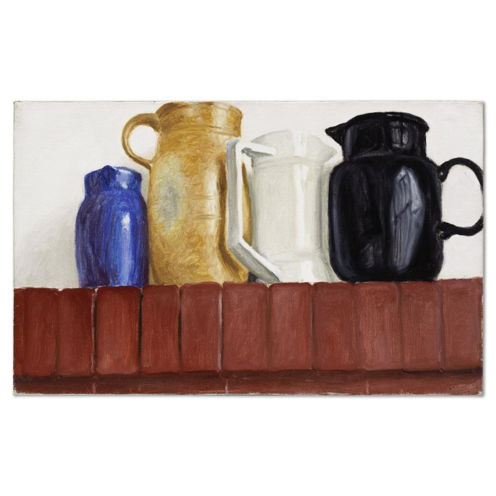 Avigdor Arikha comparable auction result: avigdor arikha 1929 2010 four jars or four jugs painted in 1992