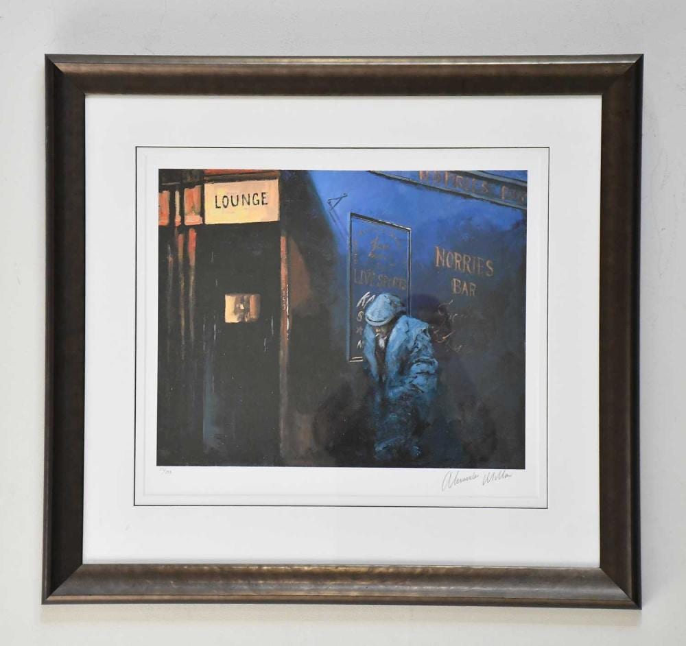 Alexander Millar comparable auction result: alexander millar born 1960 pencil signed limited edition print lounge lizard 25 295 47 x 54cm framed and glazed