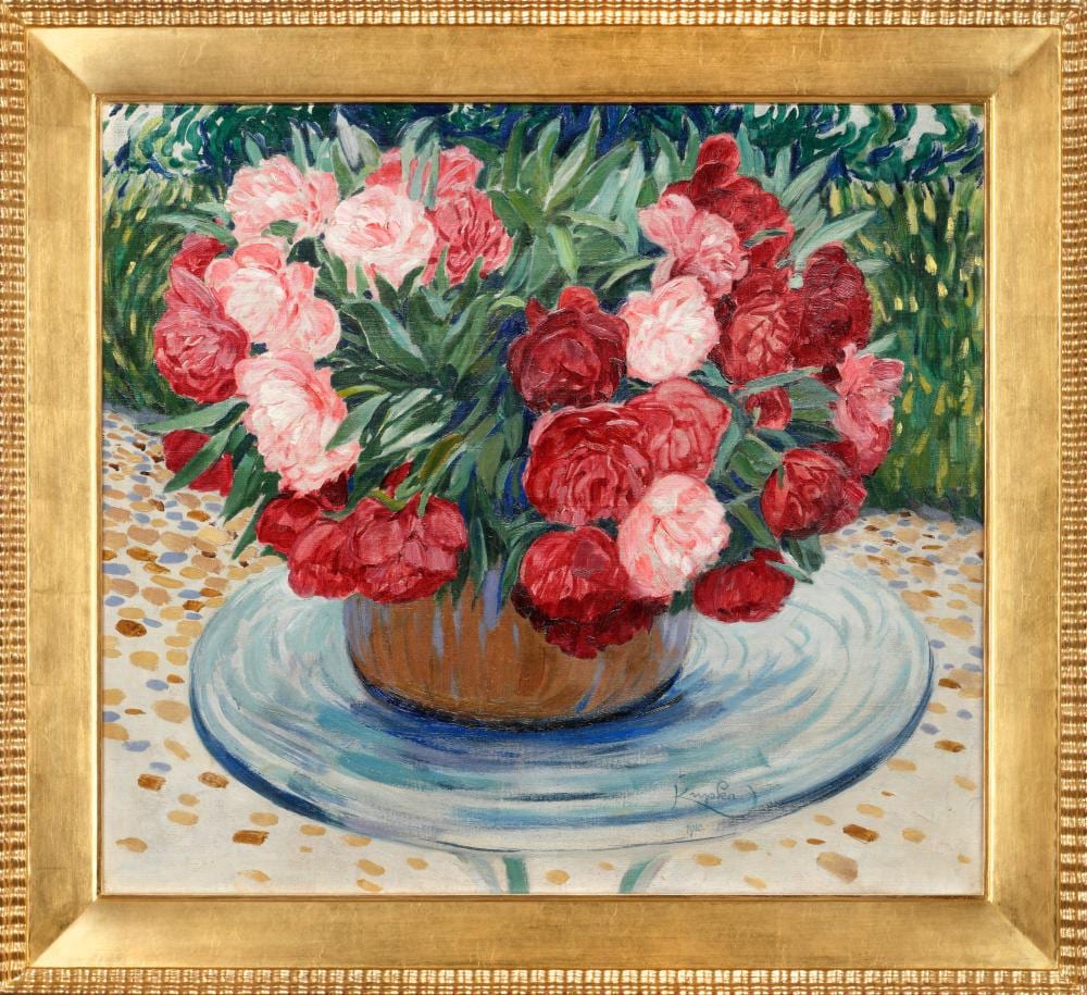 Frantisek Kupka (1871 – 1957), Pivoines (rouges et roses), 1909—1910 comparable sale