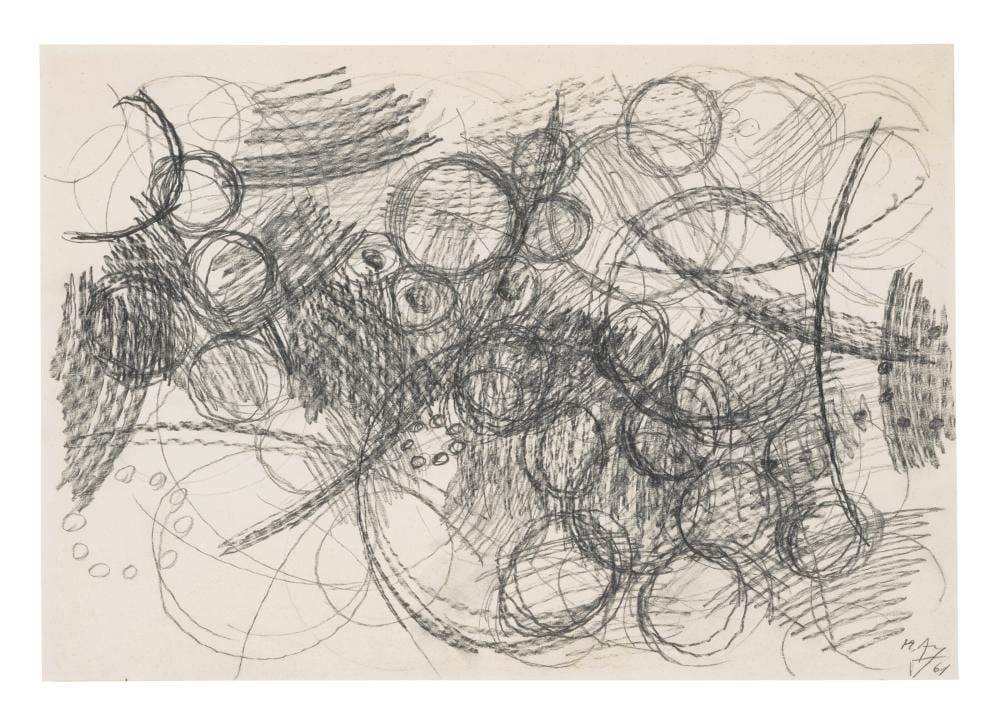 Ernst Wilhelm Nay comparable auction result: ernst wilhelm nay 1902 1968 untitled graphite on paper19 x 28 1 8in