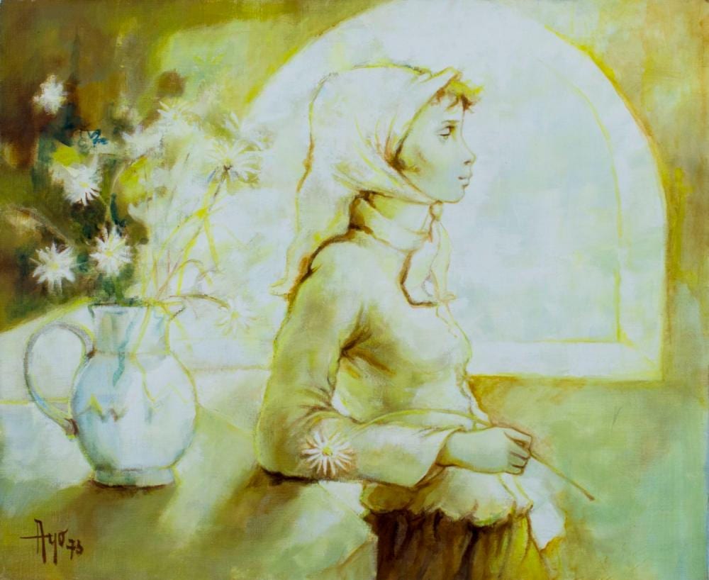 Robert Aillaud Ayo comparable auction result: robert aillaud ayo french 1926 oil painting