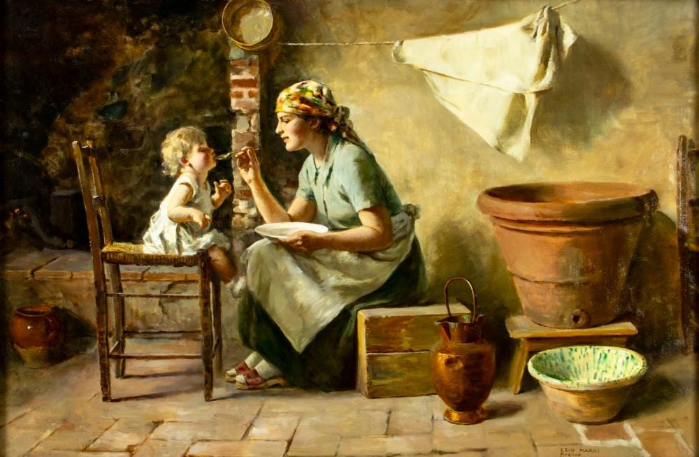 Ezio Marzi comparable auction result: ezio marzi italy 1875 1955 oil painting