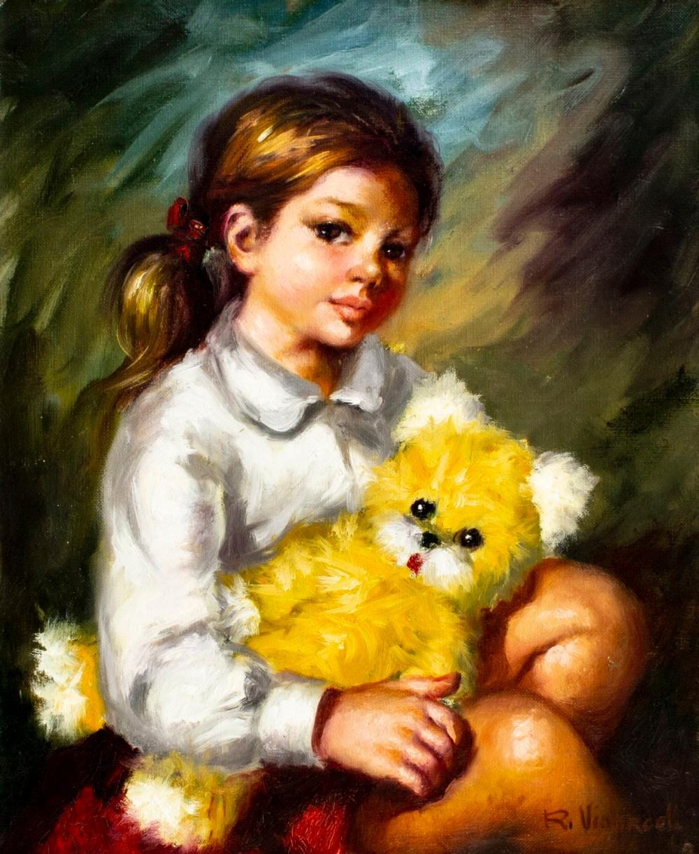 Roser Vinardell comparable auction result: roser vinardell spain 1941 oil painting