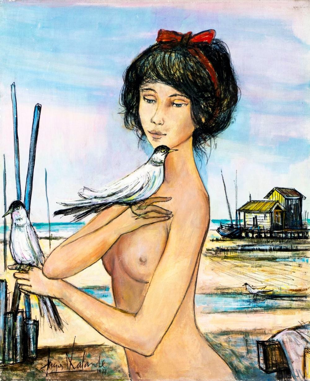 Jacques Lalande comparable auction result: jacques lalande french 1921 2003 oil painting