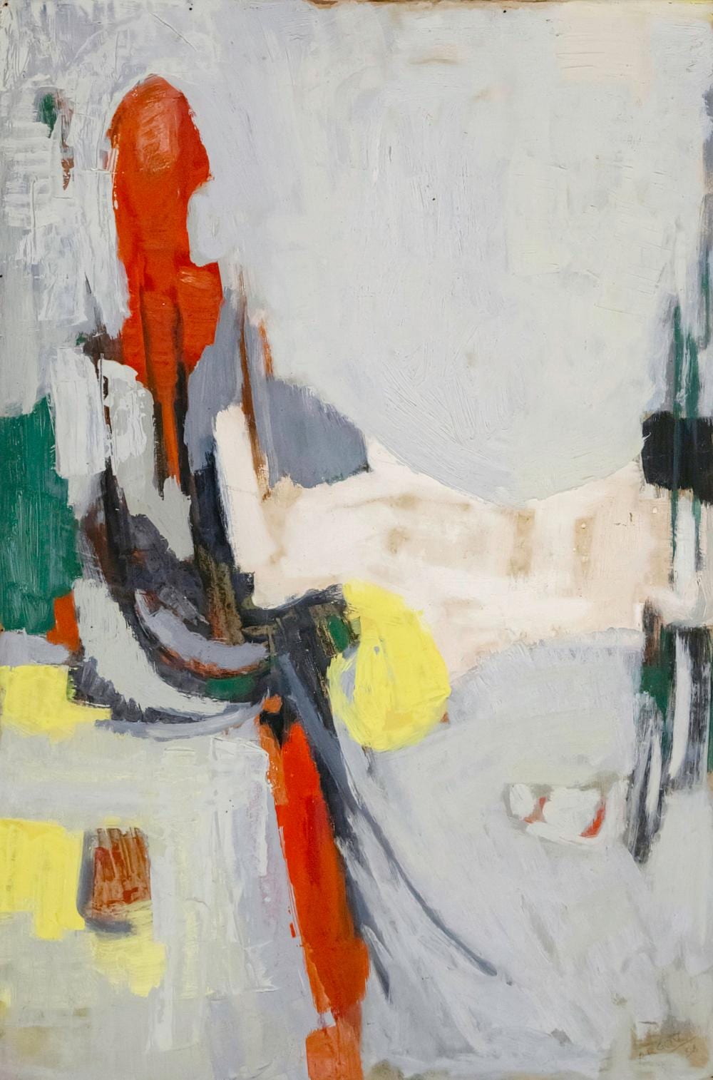 Michael Argov comparable auction result: michael argov 1920 1982 oil on cardboard 1958