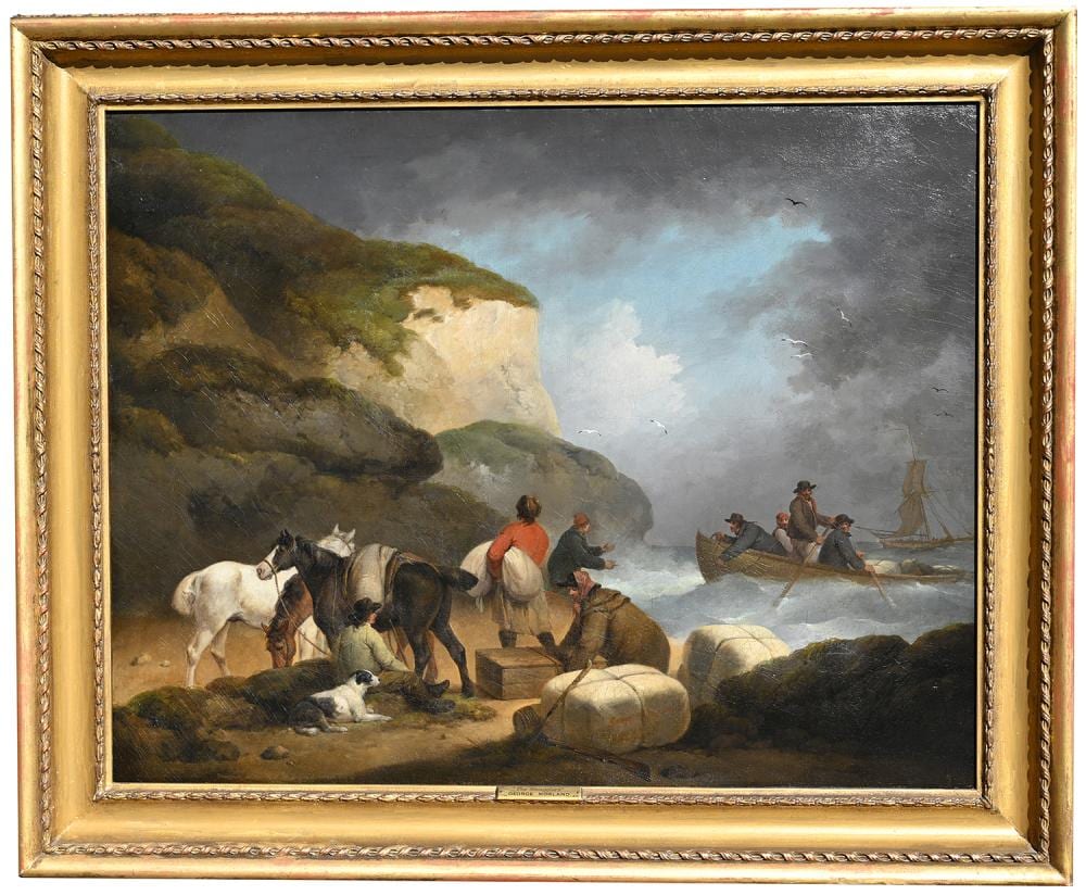 George Morland comparable auction result: george morland 1763 1804 the smugglers