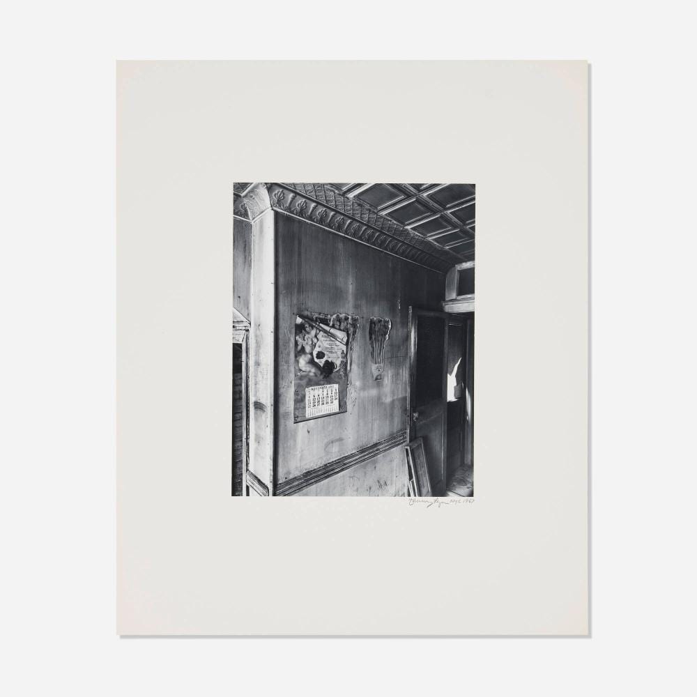 Danny Lyon comparable auction result: danny lyon abandoned room nyc