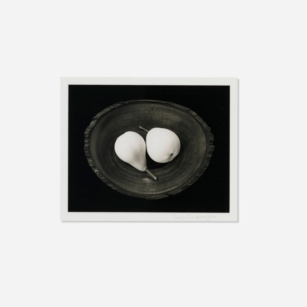 Paul Caponigro comparable auction result: paul caponigro two pears cushing me