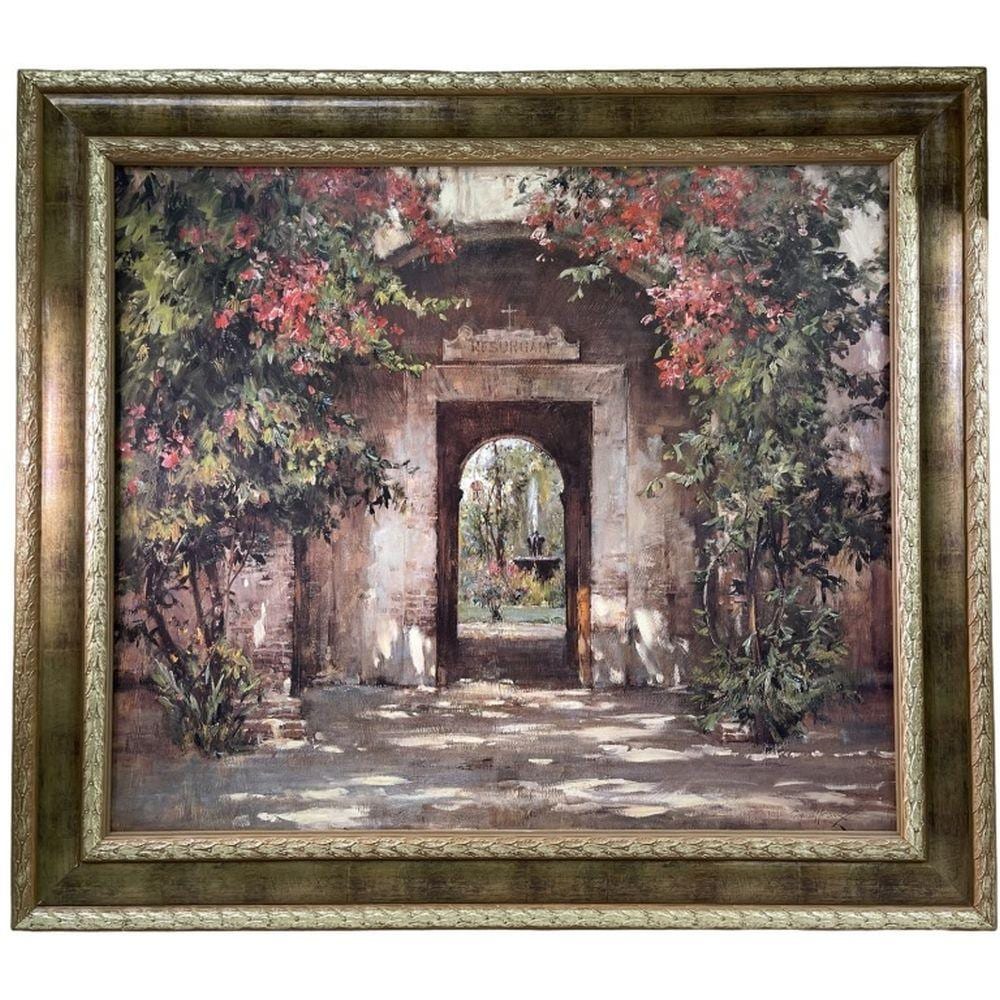 Cyrus Afsary comparable auction result: cyrus afsary flowered doorway large framed print