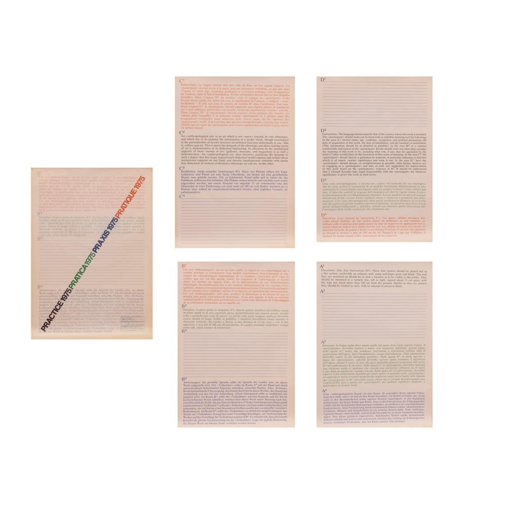 Joseph Kosuth comparable auction result: joseph kosuth toledo ohio stati uniti 1945