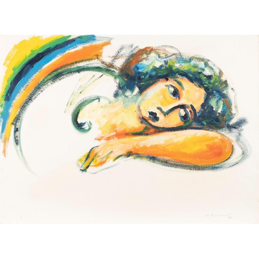 Mimmo Germanà comparable auction result: mimmo german catania 1944 busto arsizio 1992