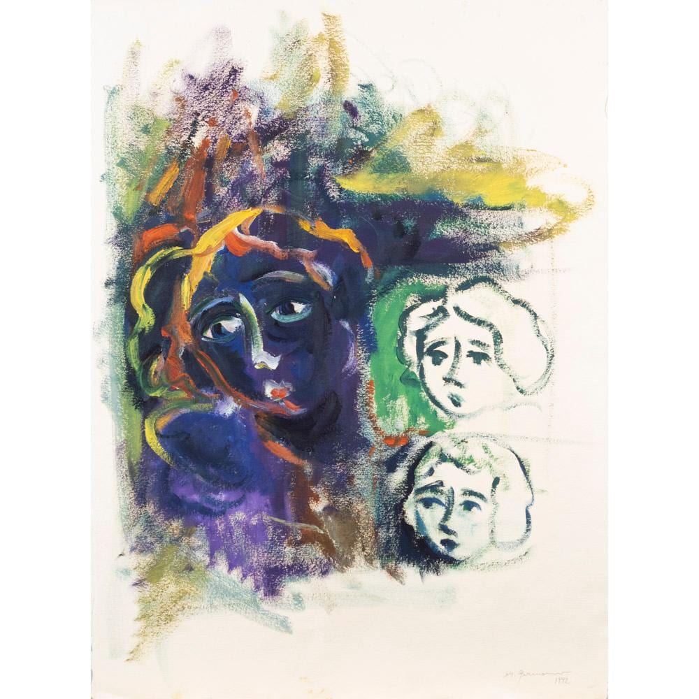 Mimmo Germanà comparable auction result: mimmo german catania 1944 busto arsizio 1992