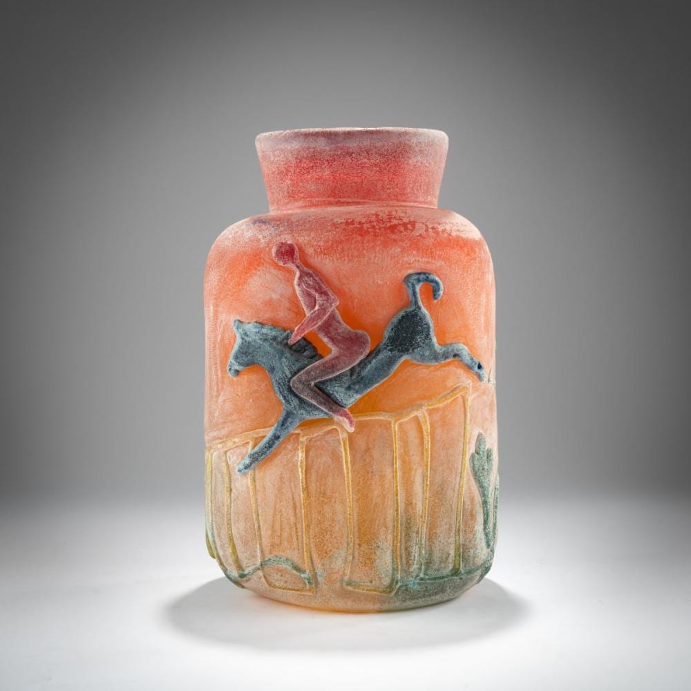 Napoleone Martinuzzi comparable auction result: napoleone martinuzzi vase scavo 1955