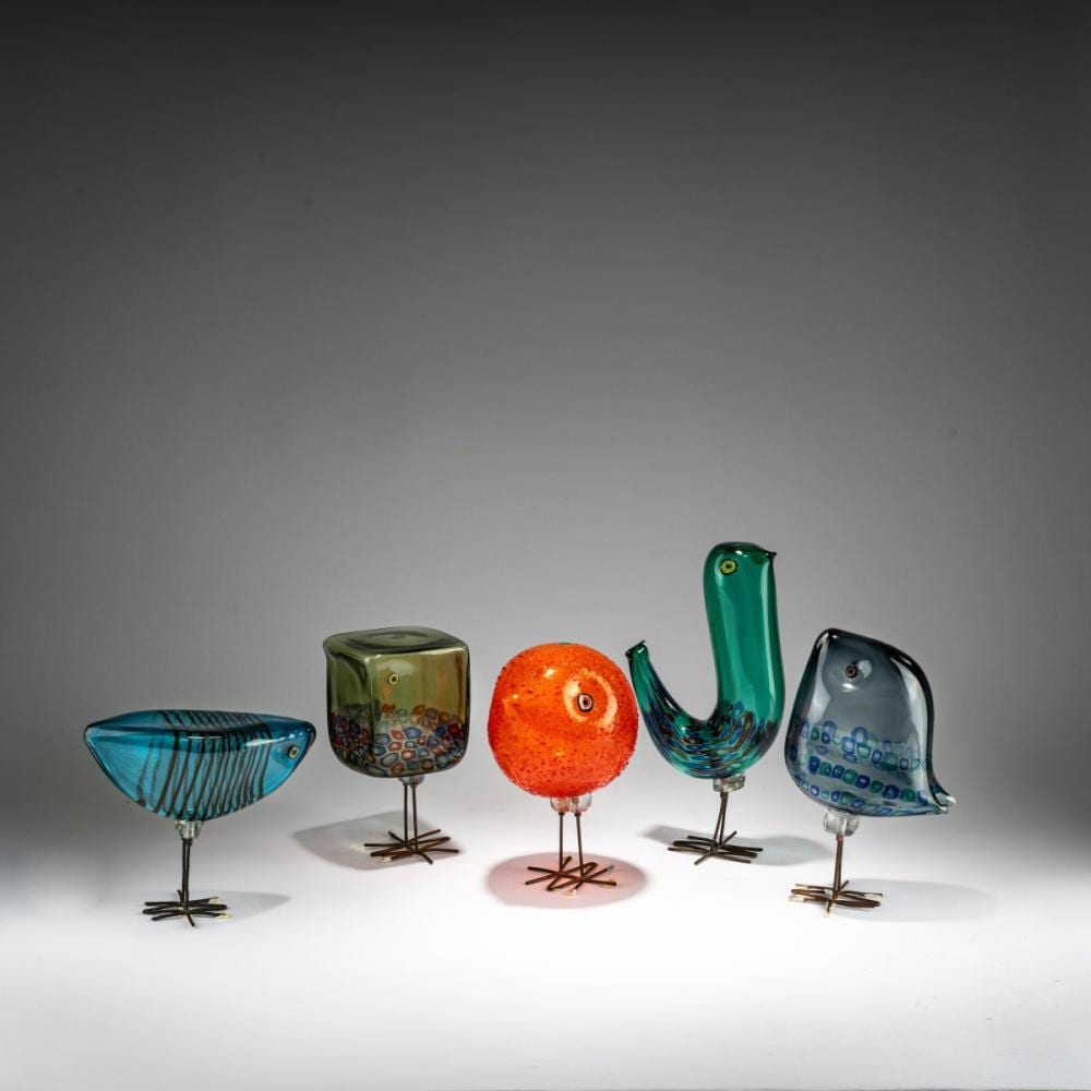 Alessandro Pianon comparable auction result: alessandro pianon five birds pulcino 1961 62