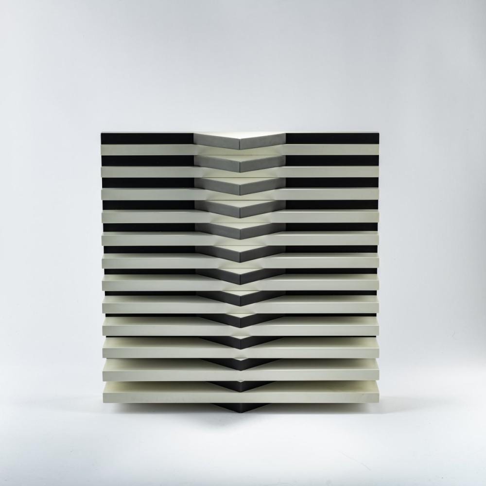 Marcello Morandini comparable auction result: marcello morandini 1940 mantua lives and works in varese wall sculpture project 323 1988