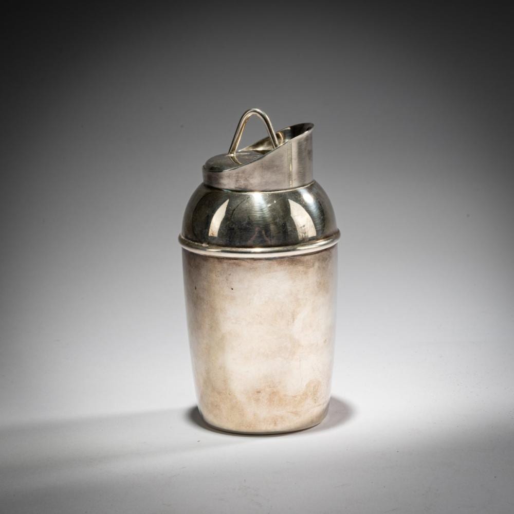 Wilhelm Wagenfeld comparable auction result: wilhelm wagenfeld tea caddy 1951