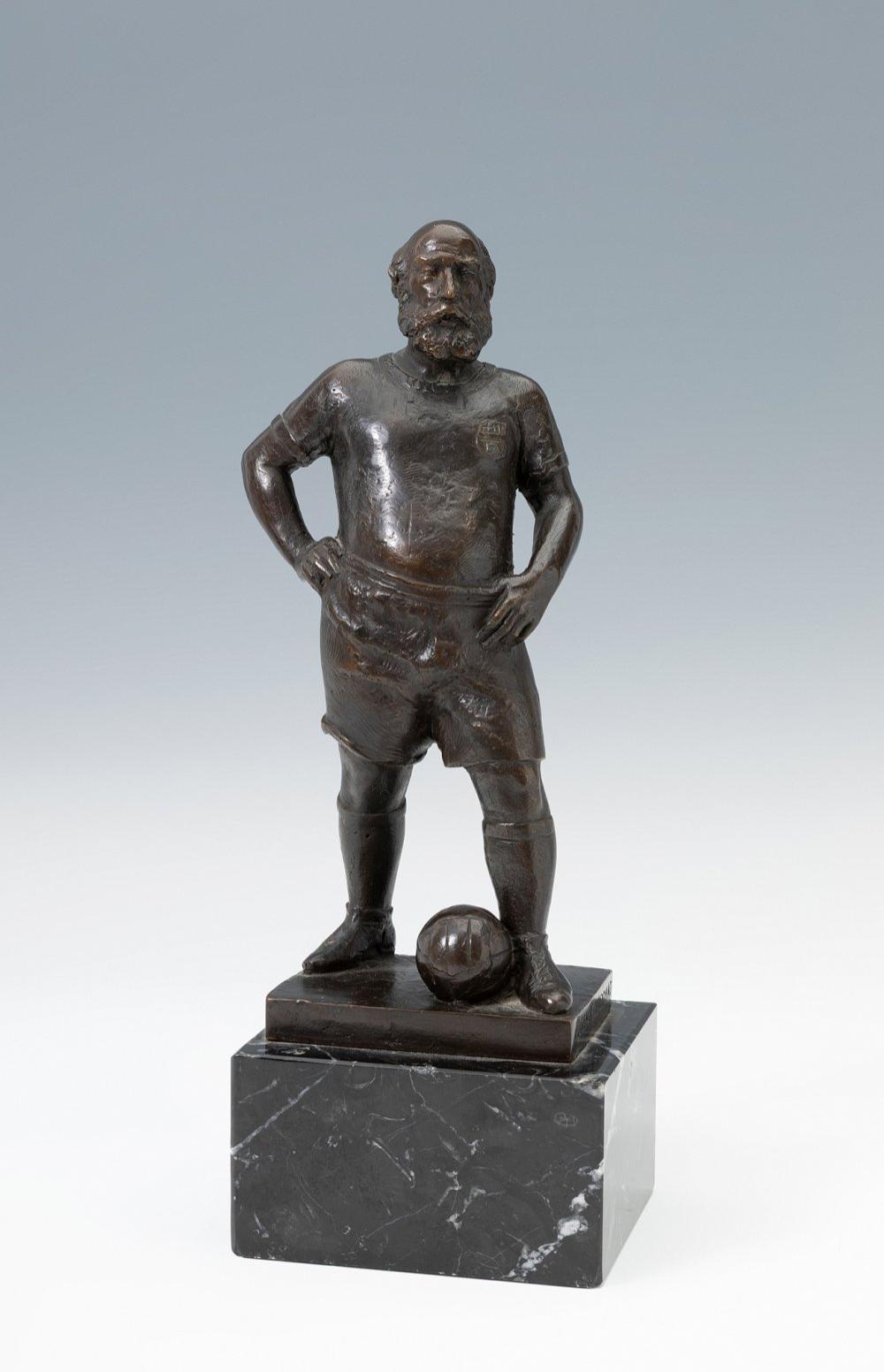 Josep Viladomat Massanas comparable auction result: josep viladomat massanas manlleu barcelona 1899 escaldes engordany andorra 1989 l avi del bar a bronze signed on the base marble base