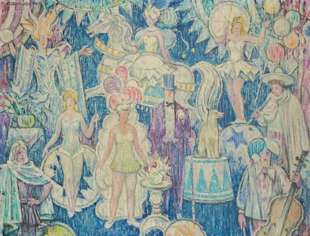 peter colfs 1906 1983 circus characters 1976 oil on canvas signed and dated in the upper left corner · Setdart Auction House · 2026-03-18 Peter Colfs comparable auction result: peter colfs 1906 1983 circus characters 1976 oil on canvas signed and dated in the upper left corner