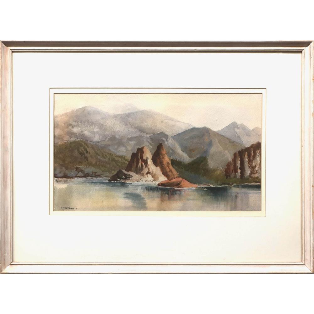 Thomas Harrison Wilkinson comparable auction result: thomas harrison wilkinson canadian 1849 1929 untitled lake and mountains