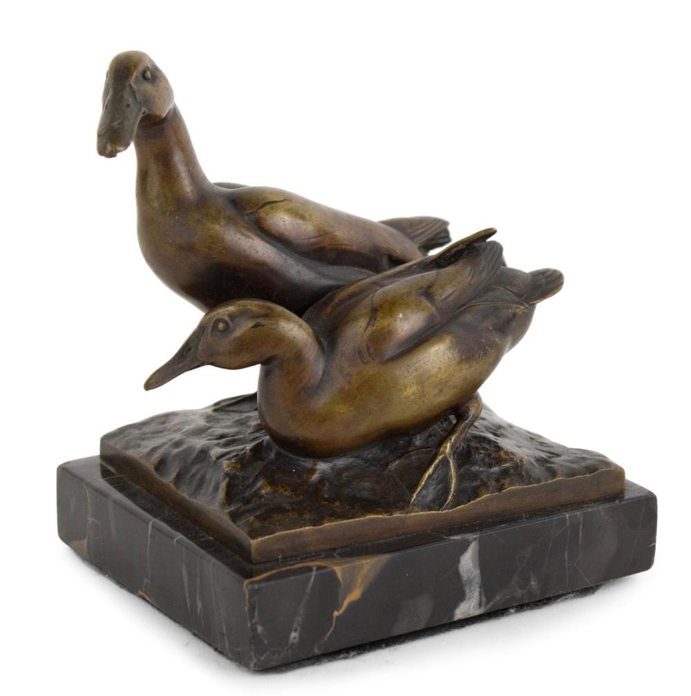 Ludwig Vordermayer comparable auction result: ludwig vordermayer german 1868 1933 couple de canards bronze