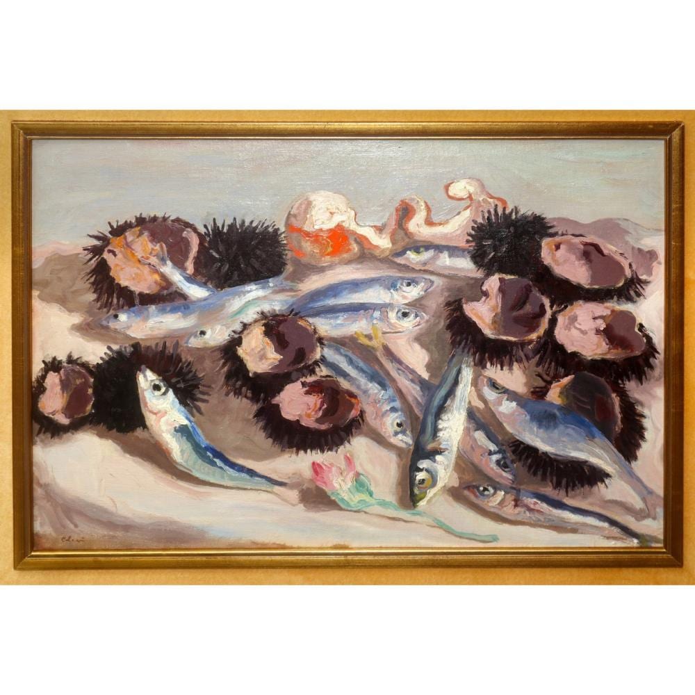 carlo levi torino 1902 roma 1975 still life with fish and seafood france 1938 · ArtLaRosa · 2026-03-27 Carlo Levi comparable auction result: carlo levi torino 1902 roma 1975 still life with fish and seafood france 1938
