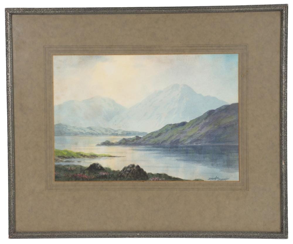 Douglas Alexander comparable auction result: douglas alexander mountain landscape