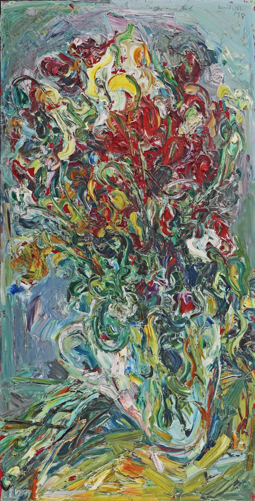 Gero Künzel comparable auction result: gero k nzel blumen 1990