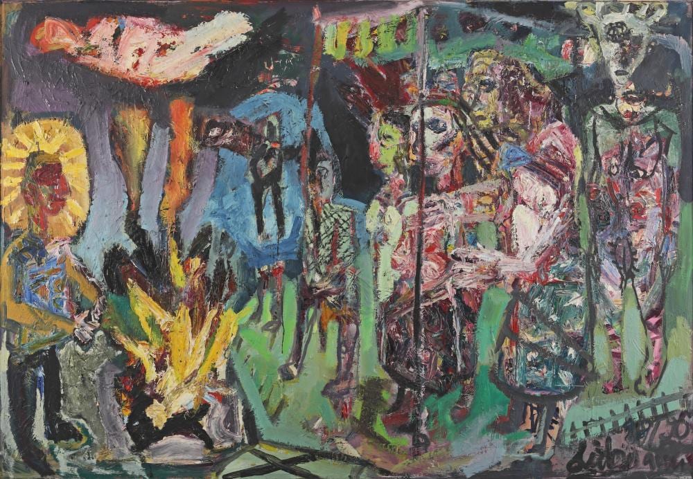 Werner Liebmann comparable auction result: werner liebmann das feuerwunder 1989