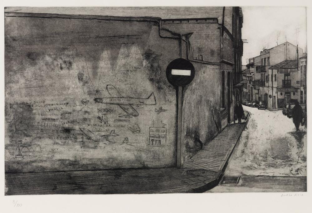 Amalia Avia comparable auction result: amalia avia pe a santa cruz de la zarza toledo 1930 madrid 2011 malasa a etching and drypoint on paper copy 8 100 signed and justified in pencil