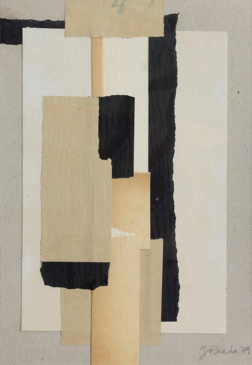 gerardo rueda salaberry madrid 1926 1996 untitled 1979 collage signed and dated in the lower right corner · Setdart Auction House · 2026-03-19 Gerardo Rueda comparable auction result: gerardo rueda salaberry madrid 1926 1996 untitled 1979 collage signed and dated in the lower right corner