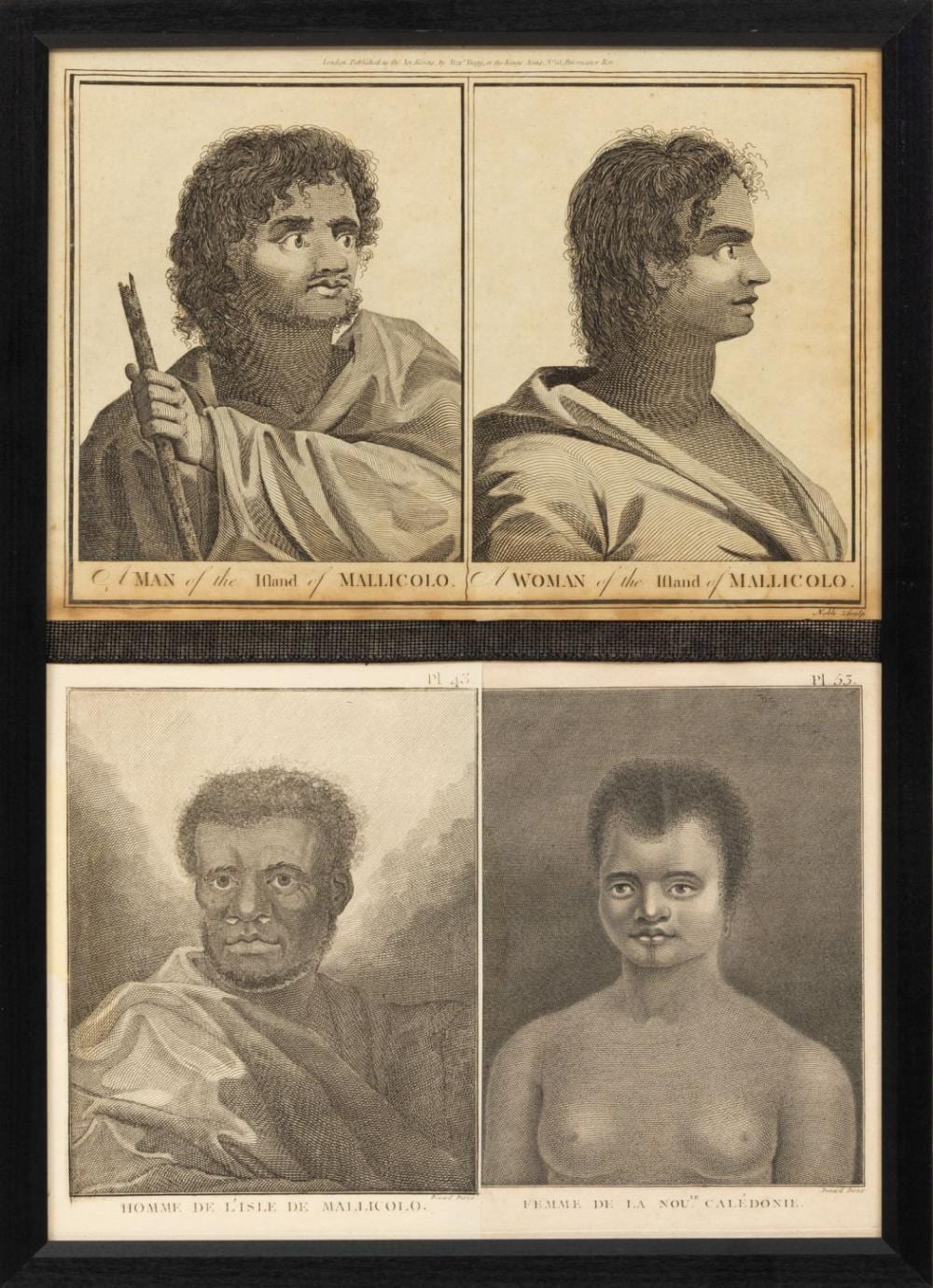 John Webber comparable auction result: john webber english and robert bernard french after william hodges engravings from james cook s voyages frame size h 21 25 w 15 25 depth 1