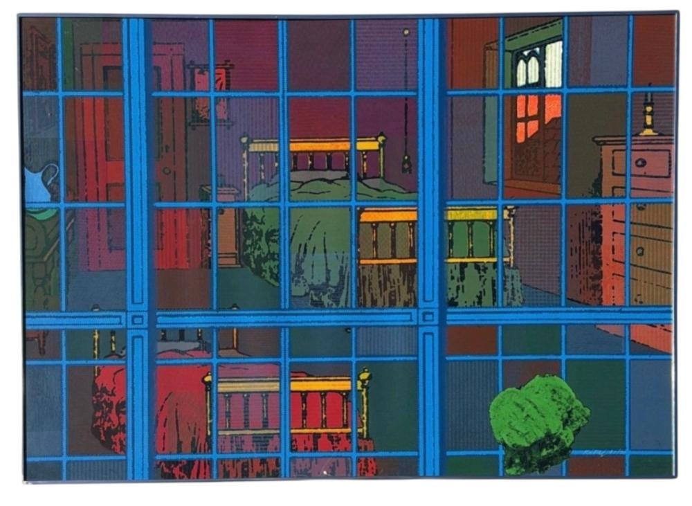 Ronald Brooks Kitaj comparable auction result: ronald brooks kitaj american 1932 2007 bedroom screenprint 1971