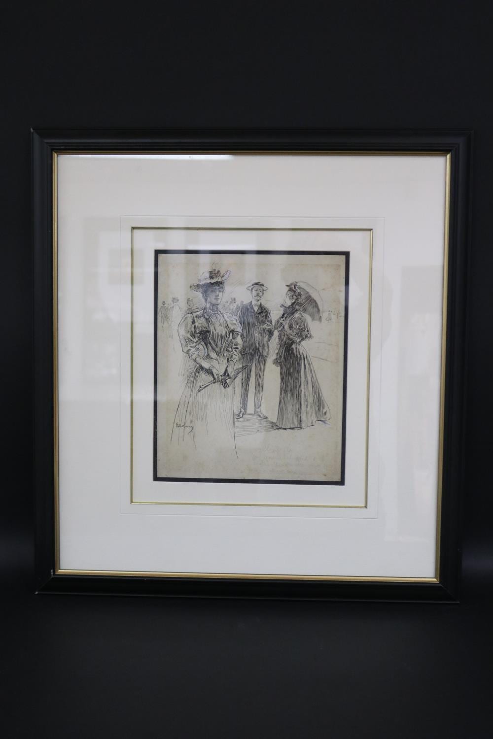 B. E. Minns comparable auction result: benjamin edwin minns 1864 1937 australia indian ink drawing approx 30cm x 25cm this item was illustrated in a book ex john williams auctions