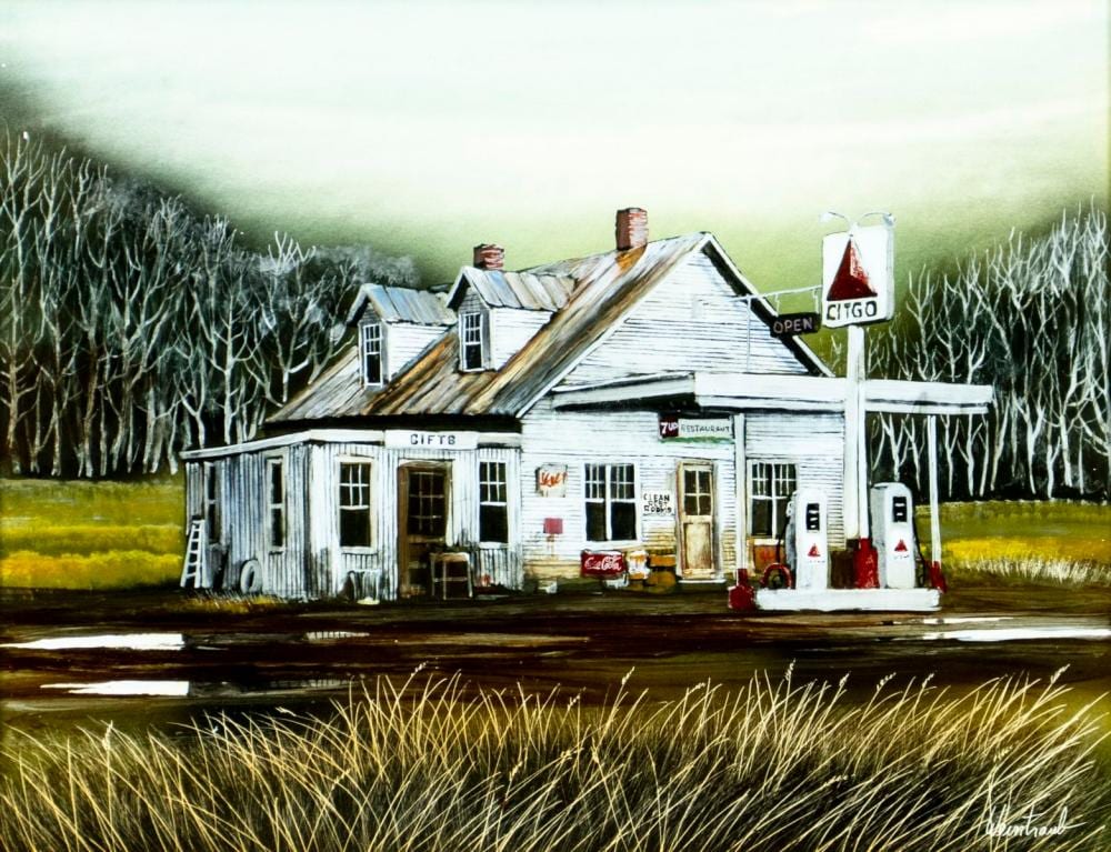 Herbert Weintraub comparable auction result: herbert weintraub ny fl 1934 2019 gouache painting