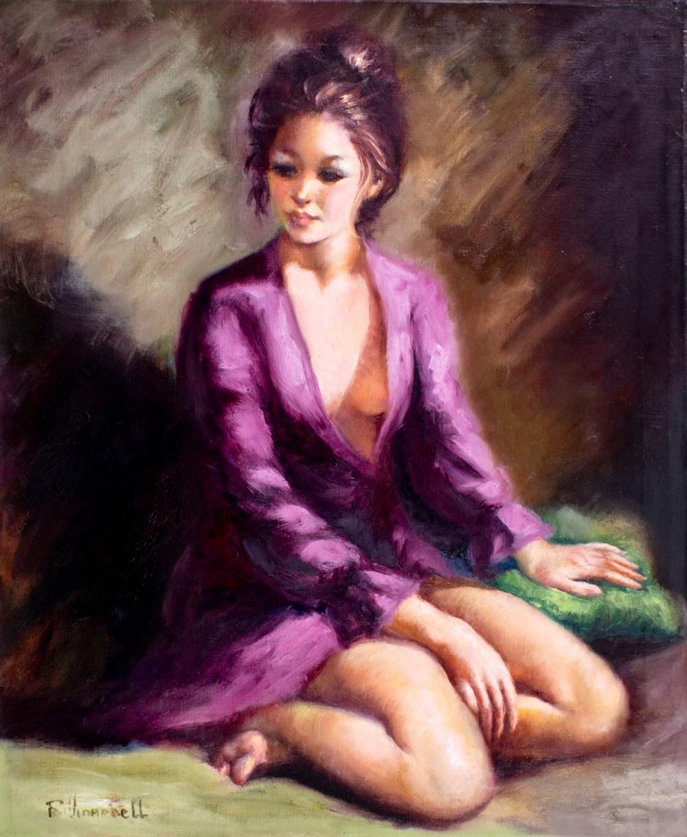 Roser Vinardell comparable auction result: roser vinardell spain 1941 oil painting