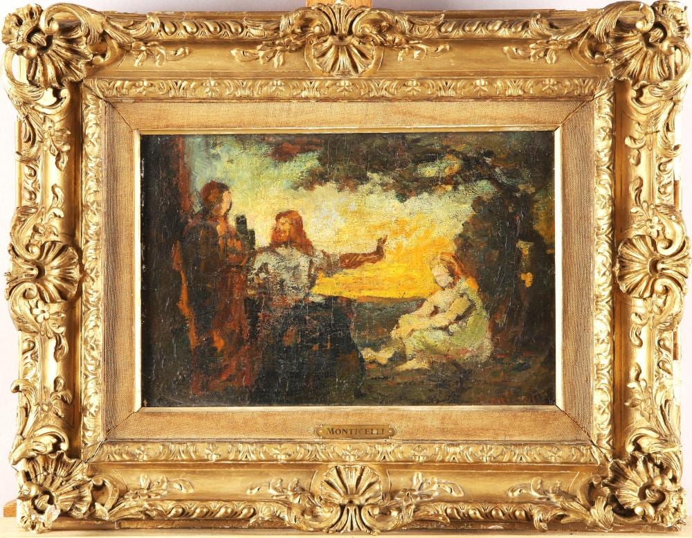 Adolphe Monticelli comparable auction result: adolphe monticelli 1824 1886 sc ne biblique