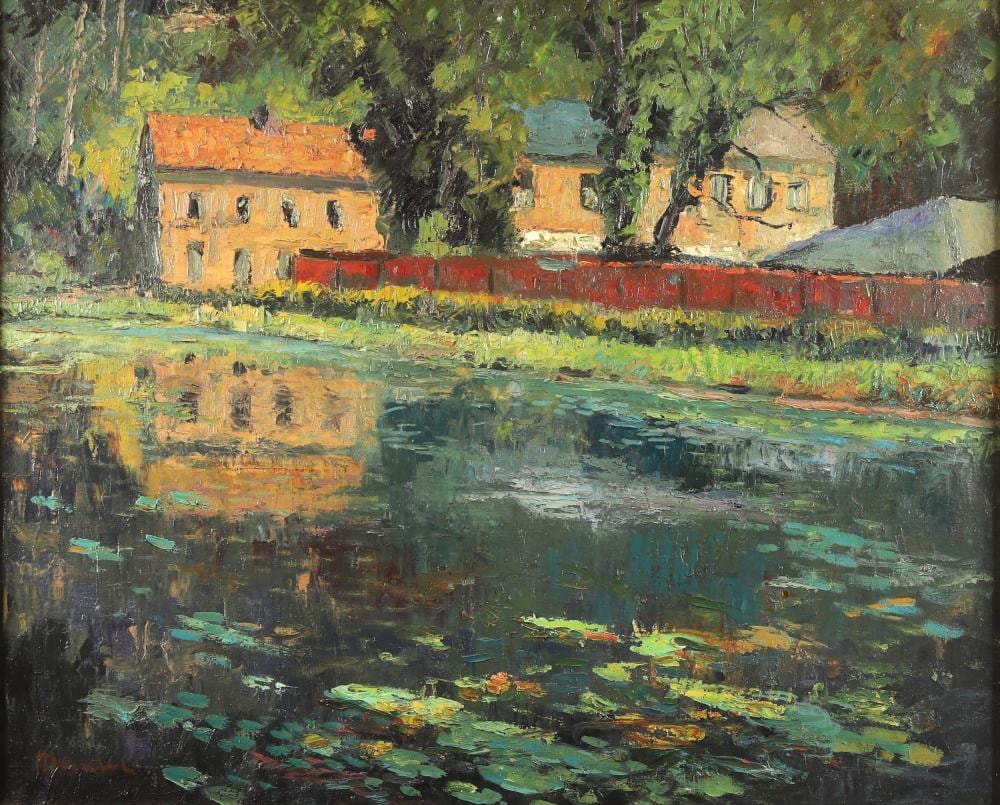 Albert Malet comparable auction result: albert malet 1905 1986 la rivi re cailly