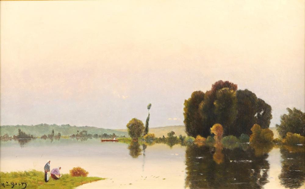 Jacques-Henri Delpy comparable auction result: jacques henri delpy 1877 1957 bord de rivi re