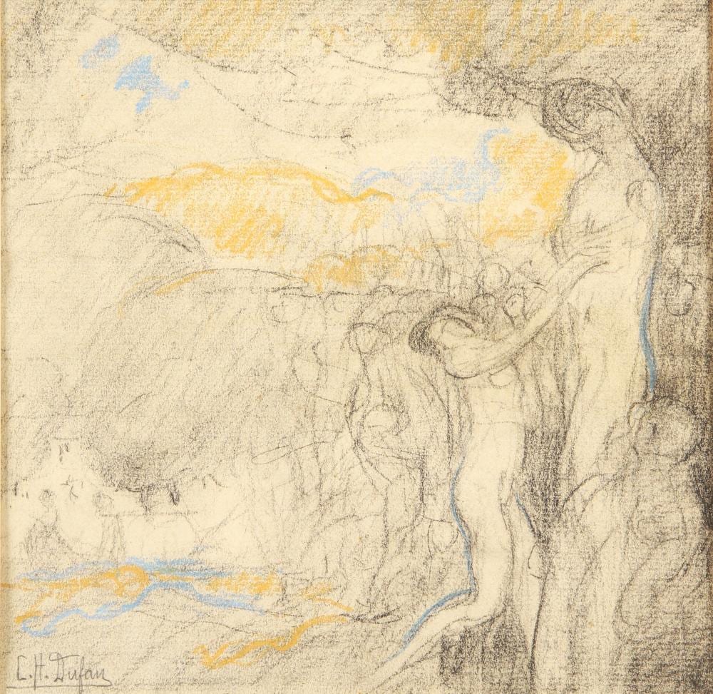 Hélène Dufau comparable auction result: cl mentine h l ne dufau 1869 1937 v nus et les