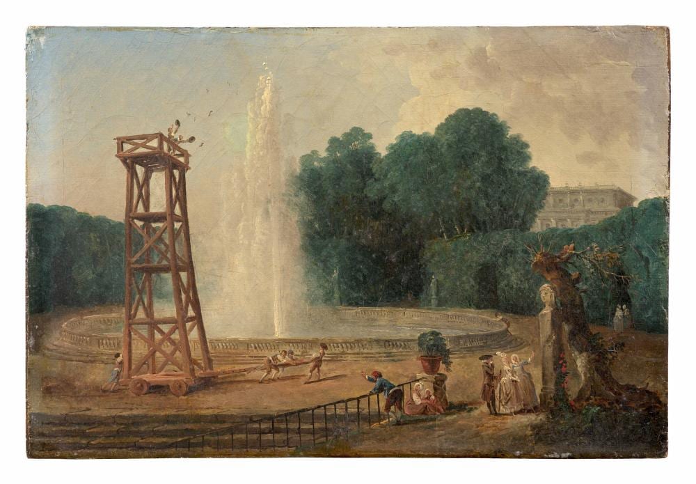 Hubert Robert comparable auction result: hubert robert