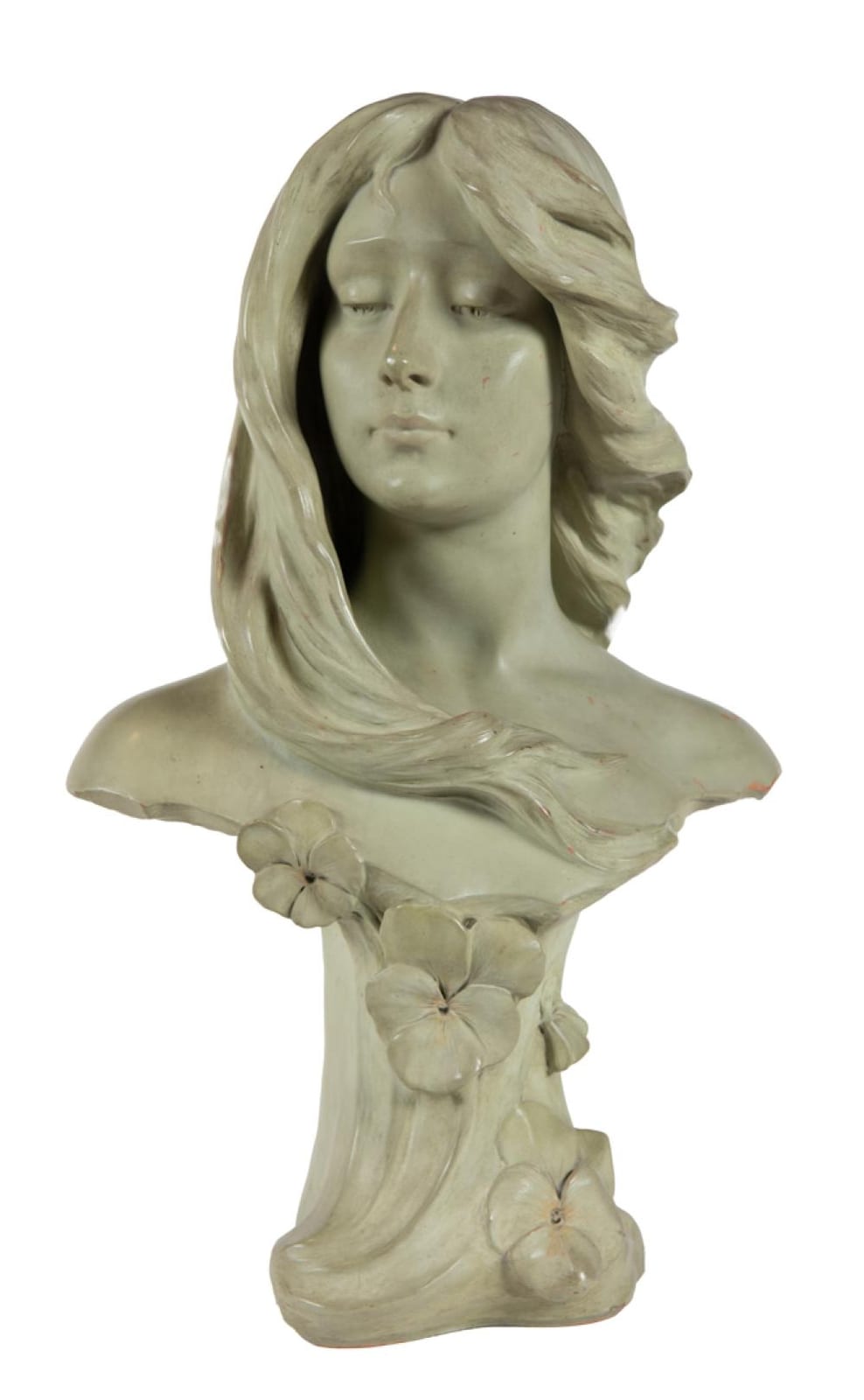 Aristide DeRanieri comparable auction result: aristide de ranieri italy 1865 1954 an art nouveau female bust 19th century