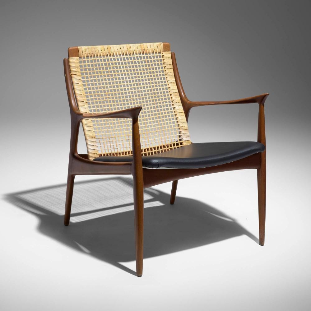 Ib Kofod-Larsen comparable auction result: ib kofod larsen lounge chair model 18 15