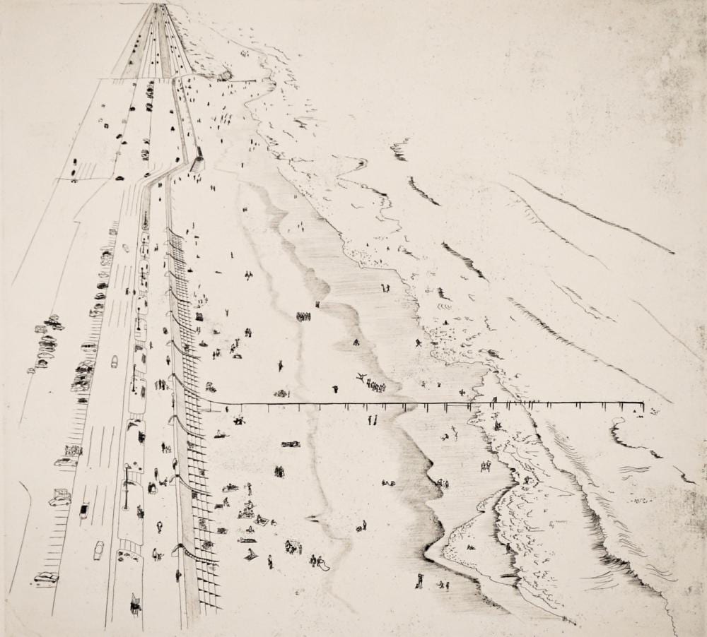 Beth Van Hoesen comparable auction result: beth van hoesen signed numbered etching