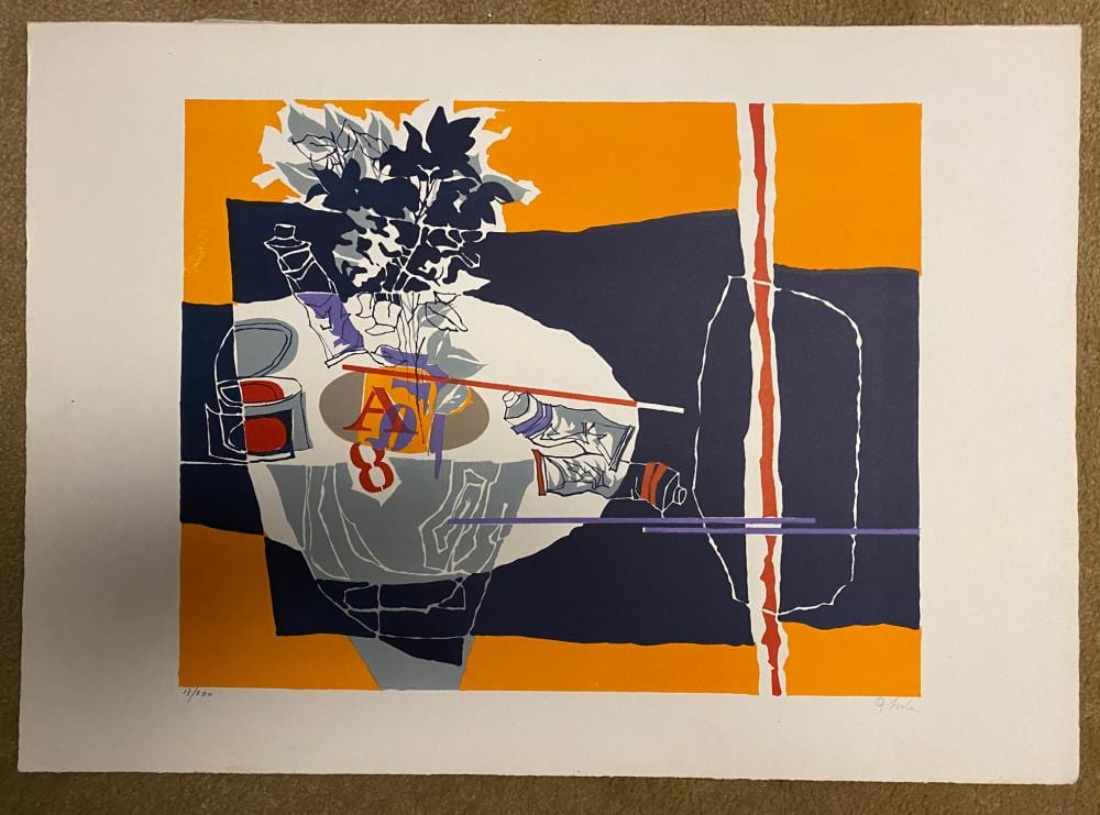Giancarlo Isola comparable auction result: giancarlo isola italian 20th century limited edition lithograph